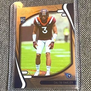 Caleb Farley 2021 Panini Absolute Rookie Football Card ( Tennessee Titans )